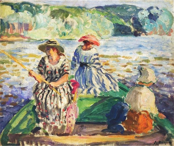 The Lebasque Family near the Water by Henri Lebasque